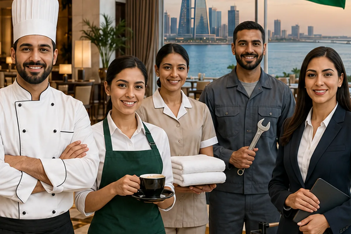 Hospitality, Restaurant and Catering Manpower in Hail for farm-to-warehouse workforce planning in Saudi Arabia