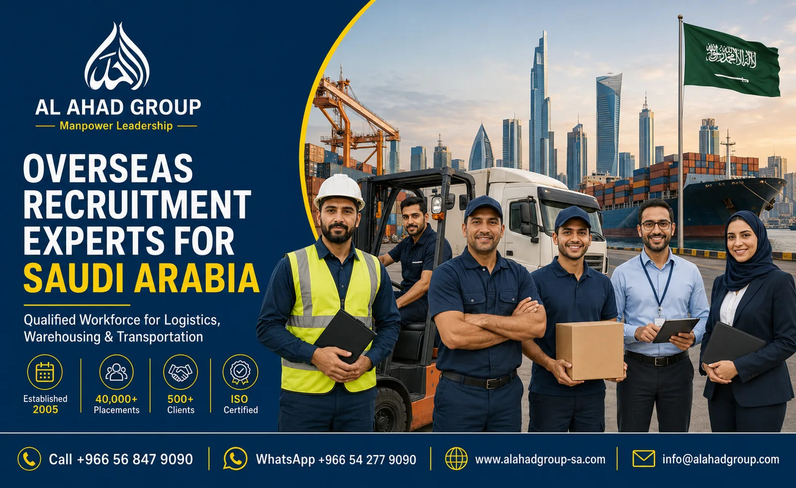 Contact AL AHAD GROUP for Hail Manpower for farm-to-warehouse workforce planning in Saudi Arabia